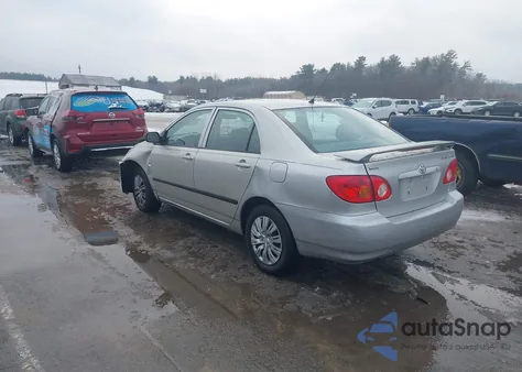 2004 Toyota Corolla Ce из США, поврежденный, VIN 2T1BR32EX4C301900